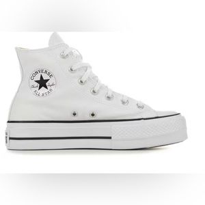 WOMEN'S CONVERSE CHUCK TAYLOR ALL STAR LIFT HI HIGH-TOP PLATFORM SNEAKERS,size 8